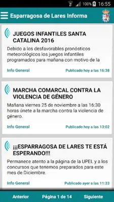 Esparragosa de Lares Informa android App screenshot 1